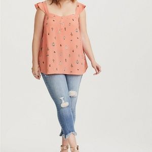 TORRID cactus tank🌵